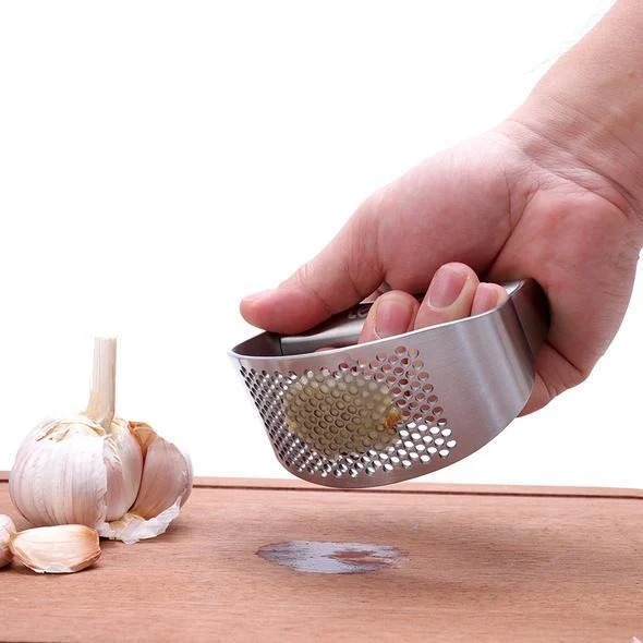 Stainless Steel Garlic Press - Buy 1 Get 1 Free - Image 4