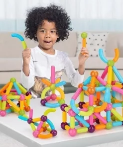 Magnetic Balls and Rods Set Educational Magnet Building Blocks