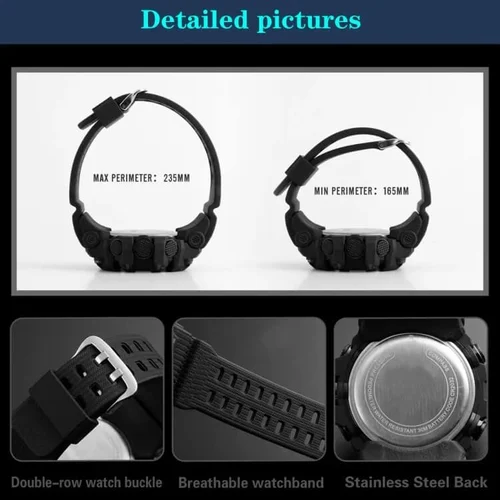 Multifunctional Waterproof Outdoor Sports Watch - Image 6