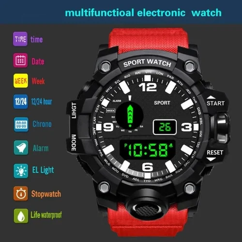 Multifunctional Waterproof Outdoor Sports Watch - Image 9