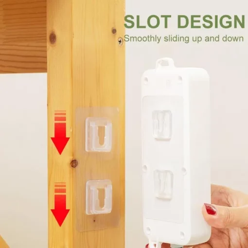 Double-sided adhesive wall hook