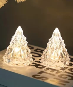 Christmas Tree Crystal Lamp