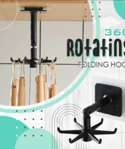 360° Rotating Folding Hook