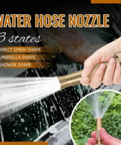 High Pressure Brass Water Hose Nozzle