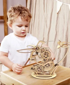 MAGICAL WOODEN KINETIC HUMMINGBIRD SCULPTURE