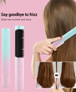 2 In 1 Professional Hair Straightener Brush