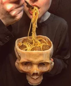 HUMAN SKULL BOWL