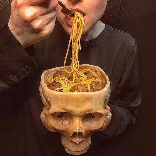 HUMAN SKULL BOWL