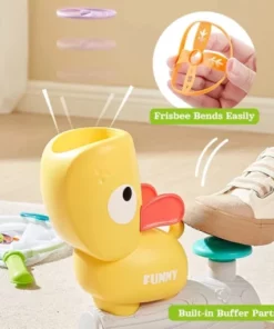 Flying Disc Launcher Toy for Kids