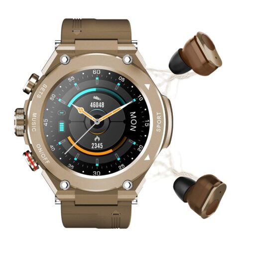 Smartwatch with Wireless Earphones(Works with iPhone & Android) - Image 5