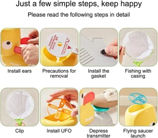 Flying Disc Launcher Toy for Kids - Image 7