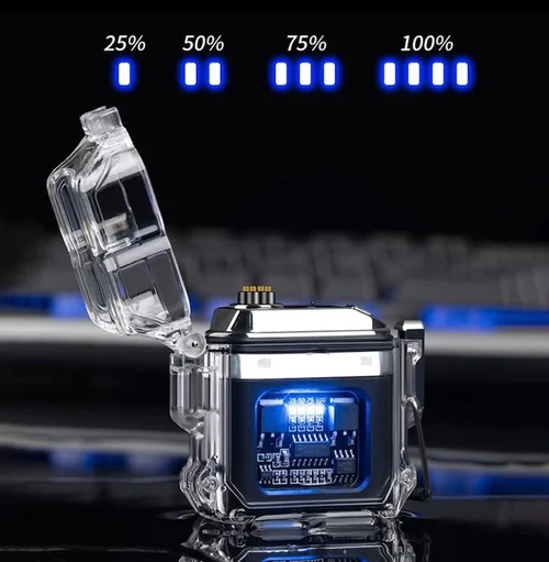 Rechargeable Windproof & Waterproof Electronic Lighter - Image 9