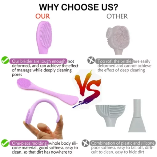 GECOMO Dual-head Silicone Mask Brush - Image 5