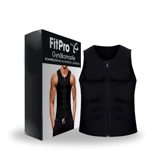 FitPro™ Gynäkomastie Kompressions Reißverschlussweste