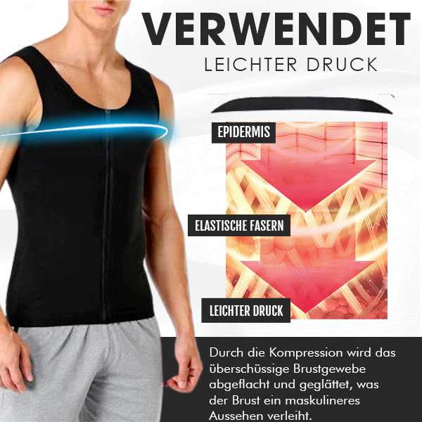 FitPro™ Gynäkomastie Kompressions Reißverschlussweste - Image 6