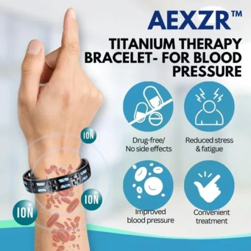 AEXZR™ Titanium Therapy Bracelet