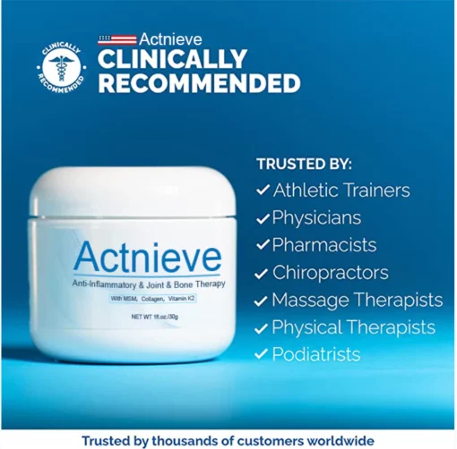 Actnieve™ Anti-Inflammatory & Joint & Bone Therapy Cream