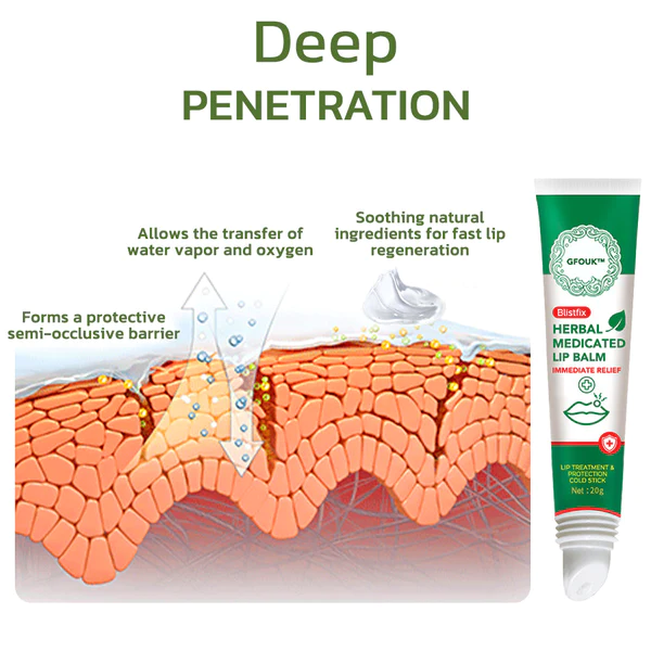 GFOUK™ Blistfix Medizinischer Lippenbalsam auf Kräuterbasis - Image 4