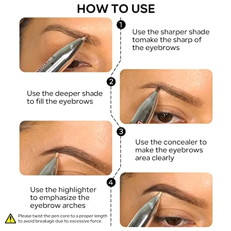 🔥🔥4 in 1 Brow Contour Highlight Pen - Image 4