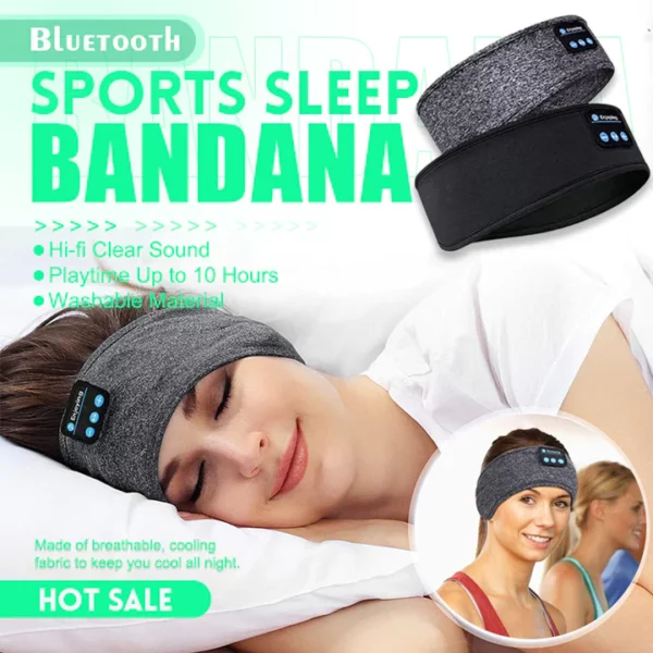Bluetooth Sports Sleep Bandana Moonqo Store
