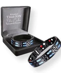 Ricpind TitanION BlueCarbon Lymphvity Bracelet
