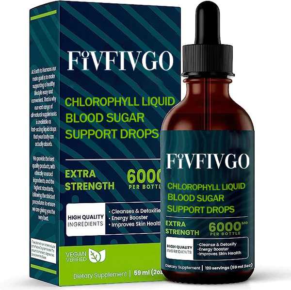 Fivfivgo™ Chlorophyll Liquid Natural Detox & Blood Sugar Support Drops