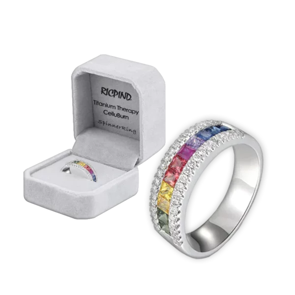 Ricpind TitaniumTherapy CelluBurn SpinnerRing