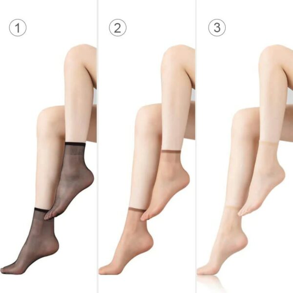 Invisible Slip-Resistant Crystal Silk Socks - Image 6