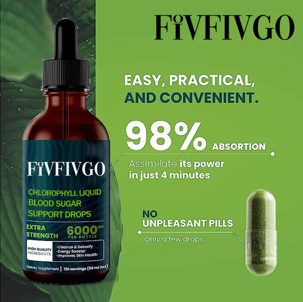 Fivfivgo™ Chlorophyll Liquid Natural Detox & Blood Sugar Support Drops - Image 7