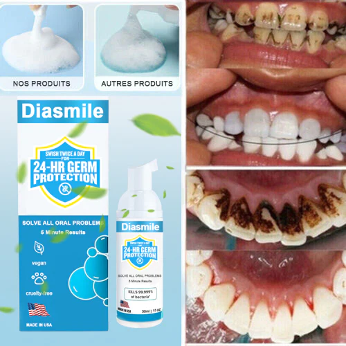 Diasimle™ Mousse Blanchissante Super Pure à base de Plantes pour la Réparation des Dents et de la Bouche - Image 7