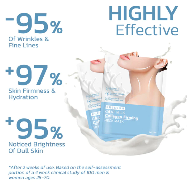flysmus™ Premium Ziegenmilch Kollagen Straffende Halsmaske - Image 3