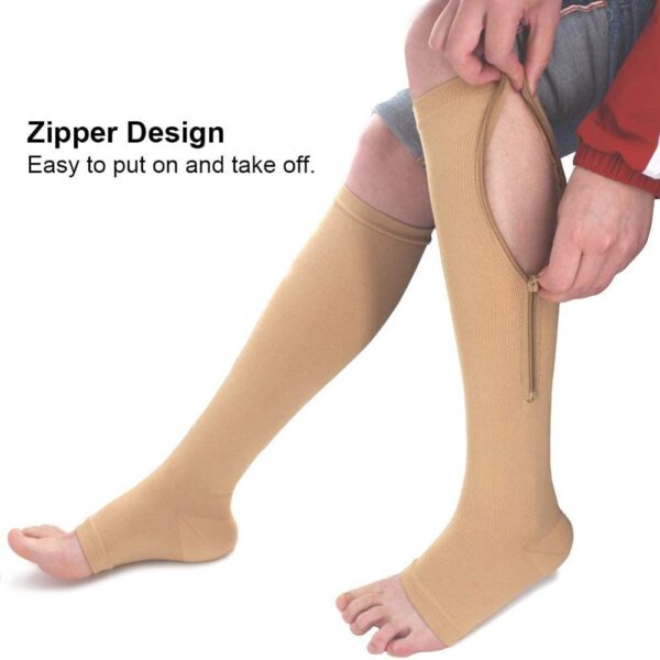 Zipper Compression Socks - Image 7