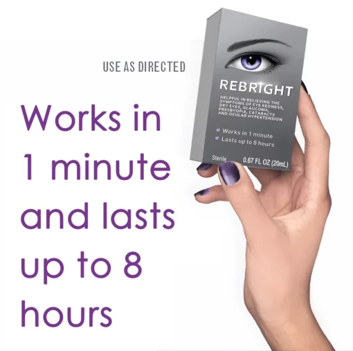 REBRIGHT™ Ultra Eye Therapy Lubricant Eye Drops, Perservative Free, Prevent and Relieve Eye Diseases - Image 6
