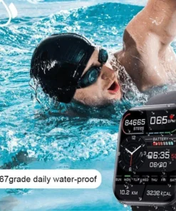 All day monitoring of heart rate and blood pressure Bluetooth fashion smartwatch