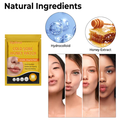 LipClear Cold Sore Honey Patch - Image 4