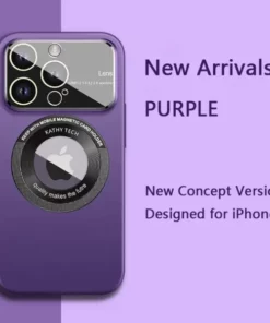 Frosted Magnetic Attraction Case Cover For iPhone