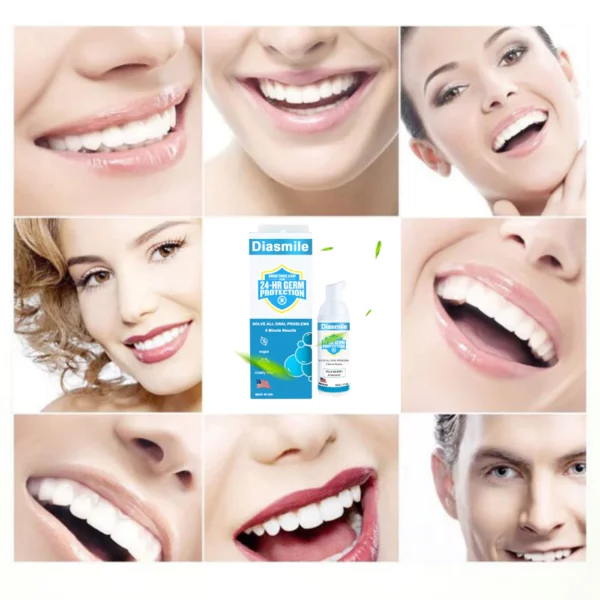 Diasimle™ Mousse Blanchissante Super Pure à base de Plantes pour la Réparation des Dents et de la Bouche - Image 3