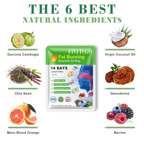 Fivfivgo™ 2023 Body Detox & Fat Burn Leber- und Lungenreinigungs-Nasenring mit ätherischen Ölen