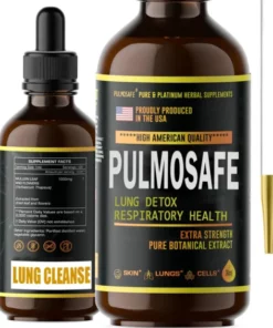 PulmoSafe™ Natural Lung Cleansing Herbal Drops – Promotes Lung Strength