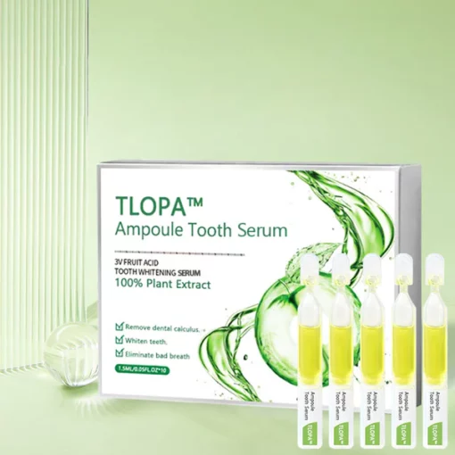 TLOPA Ampoule Toothpaste, Removal of tartar and plaque bacteria and various oral problems