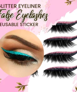 Glitter Eyeliner False Eyelashes Reusable Sticker