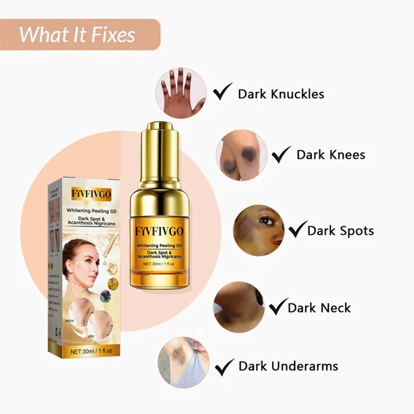 Fivfivgo™ Whitening Peeling Oil für dunkle Flecken und Acanthosis nigricans - Image 7