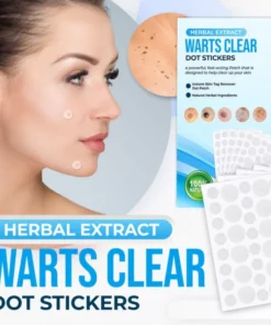Herbal Extract Warts Clear Dot Stickers