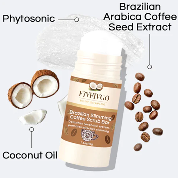 Fivfivgo™ Brazilian Slimming Coffee Scrub Bar - Image 5