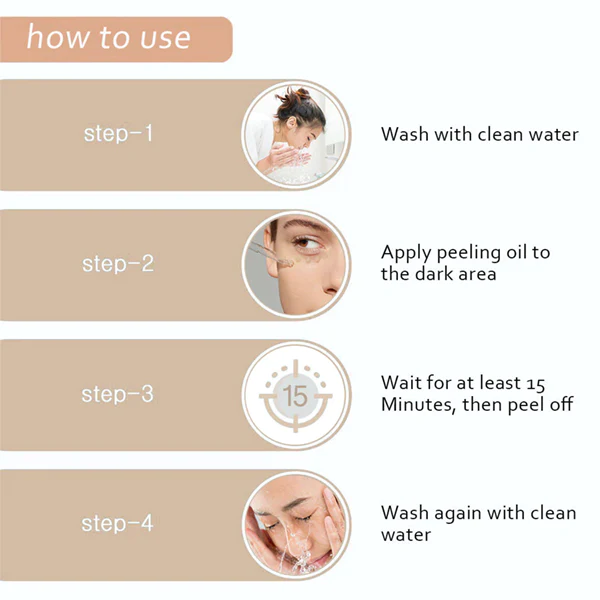 Fivfivgo™ Whitening Peeling Oil für dunkle Flecken und Acanthosis nigricans - Image 5