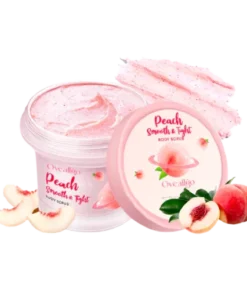 Oveallgo™ Peach PURI Exfoliating Smooth Body Scrub