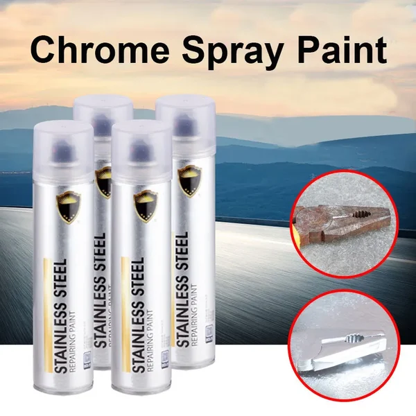 Stainless Steel Chrome Spray Paint - Image 2