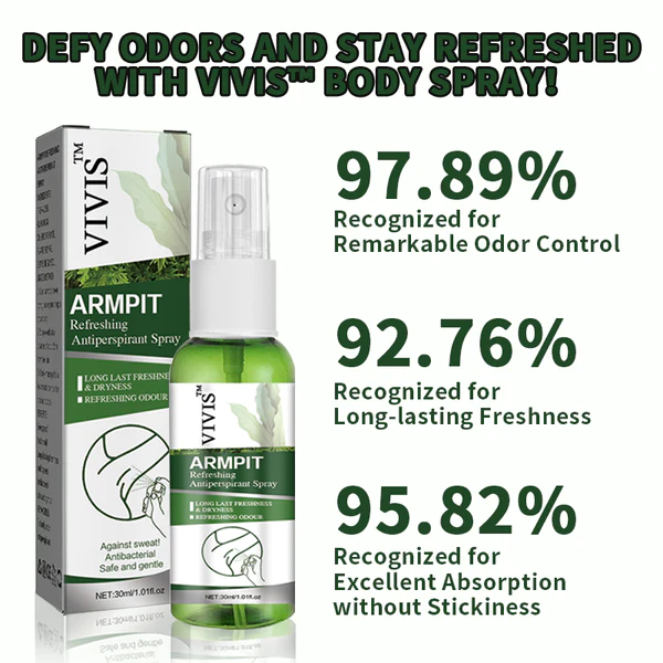 Vivis™ Deodorant Fragrance Antiperspirant Body Spray - Image 7