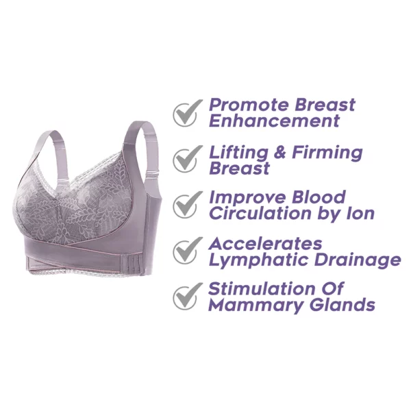 LUCKYSONG™ EleganzaCurve Tourmaline Fiber Recontour Bra - Image 7