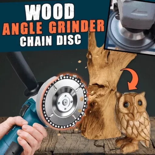 Wood Angle Grinder Chain Disc